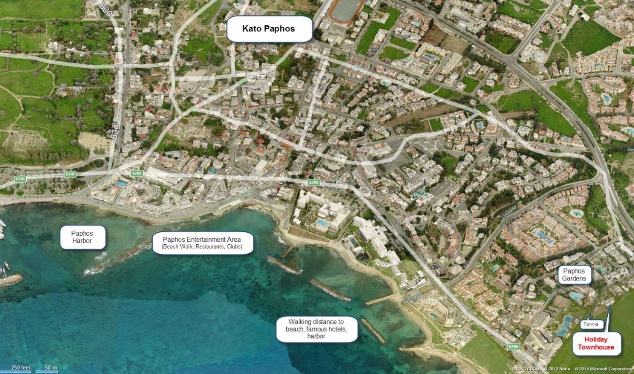2 Bedroom Townhouse, Close To Paphos Harbour, Use Of Onsite Facilities Esterno foto