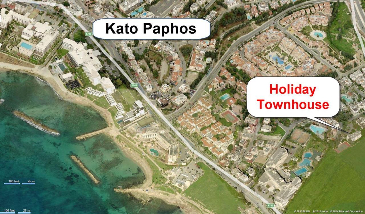 2 Bedroom Townhouse, Close To Paphos Harbour, Use Of Onsite Facilities Esterno foto